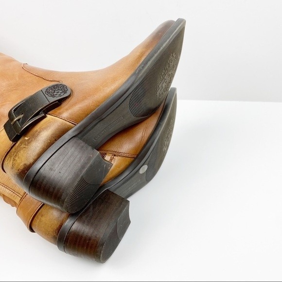 Vince Camuto Bedina Leather Knee High Riding Boots Size 5.5 - Picture 15 of 16